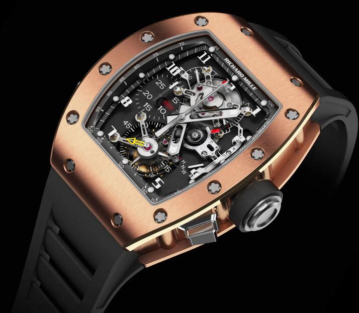 Replica Richard Mille RM 008-V1 TOURBILLON SPLIT-SECONDS CHRONOGRAPH Rose Gold Watch